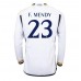 Real Madrid Ferland Mendy #23 Kopio Koti Pelipaita 2023-24 Pitkät Hihat